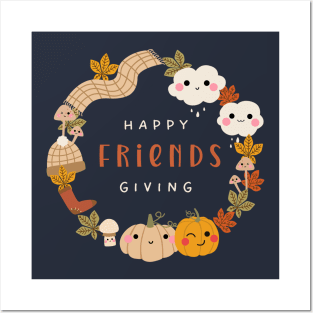 Happy Friendsgiving Posters and Art